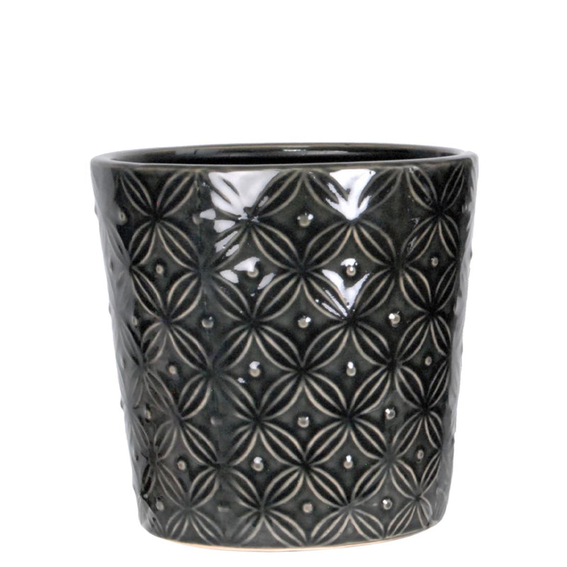 Fleur Pot Black - XLARGE 20CM(W)X20CM(H)