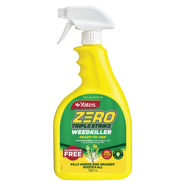 Yates Zero Triple Strike Weedkiller Ready-to-Use - 750ML