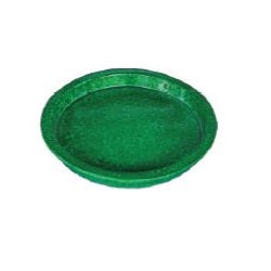 Decor Round Saucer - Green 20CM