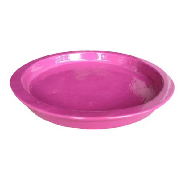 Decor Round Saucer - Pink 20CM