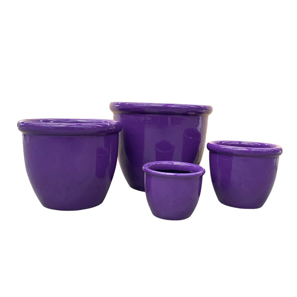 Decor Pot - Purple 22CM