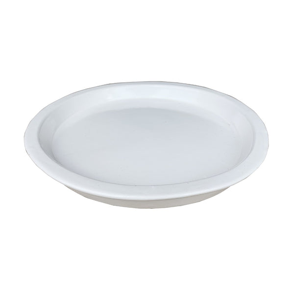 Decor Round Saucer - Matte White27CM