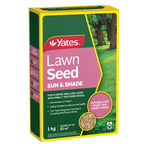 Yates Sun & Shade Lawn Seed - 1KG