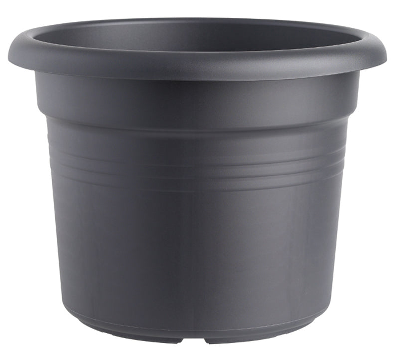 Green Basics Cylinder Pot Black 45CM