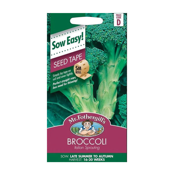 Broccoli Italian Sprouting Seed Tape