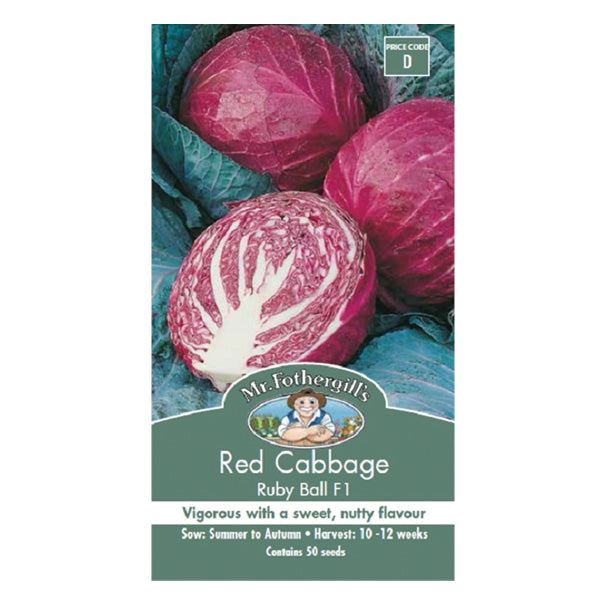 Cabbage Red Ruby Ball F1 Seed