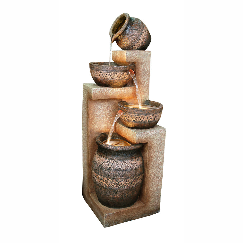 Delphi Water Feature - 43x43x117cm