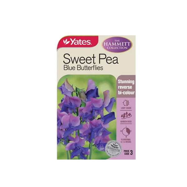 Sweet Pea Blue Butterflies